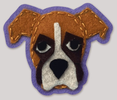 Felt Puppy Sticker
